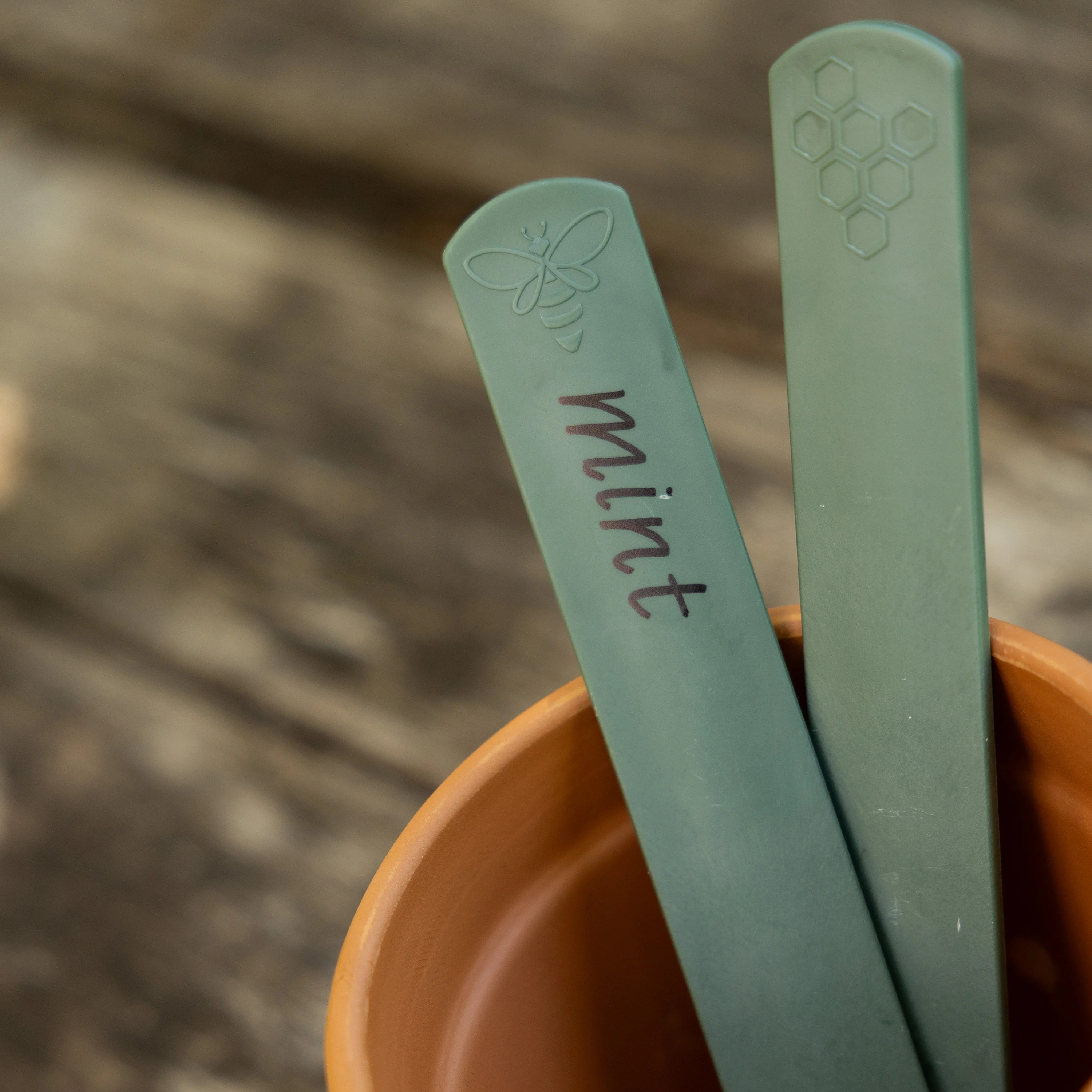 Recycled Plastic Plant Labels | Sage | 5 Pack - Image 6